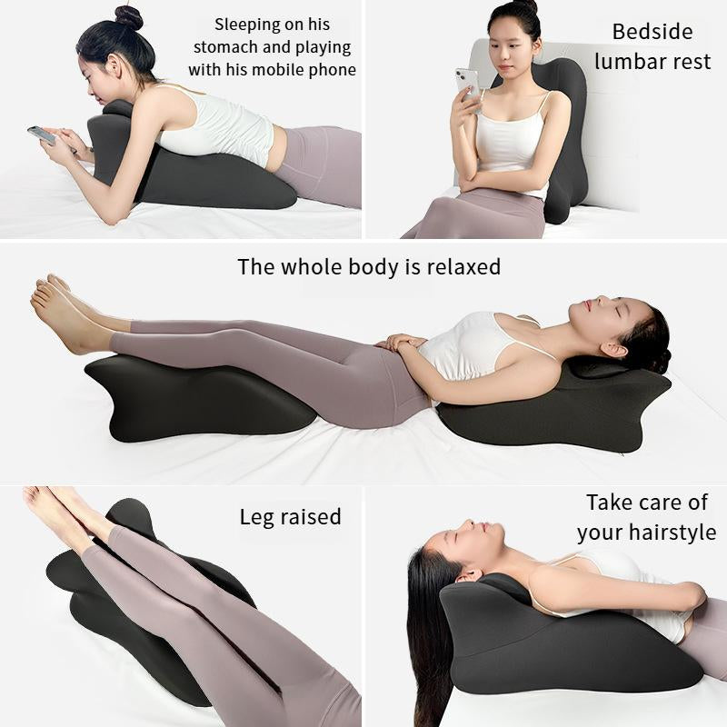 Adult Prone Pillow, Supportive Rest Cushion for Sitting Up, Non-Slip Elevated Bedding Aid , Back Leg Knee Elevation at Home Memory Foam Backrest Couple Gifts Lover Activity SX Cushion