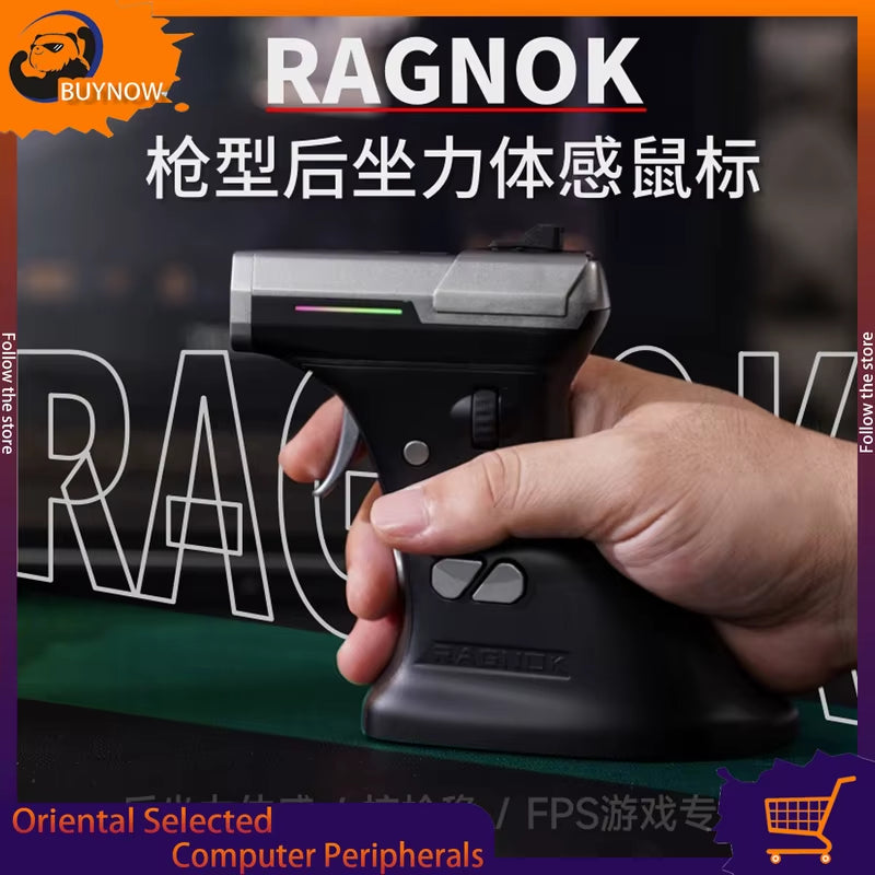 Ragnok 3 Gun Ergostrike Next-Gen Gaming Mouse for Shooting Games with Recoil Feature for Enhanced Fps Immersion Ergonomic Design
