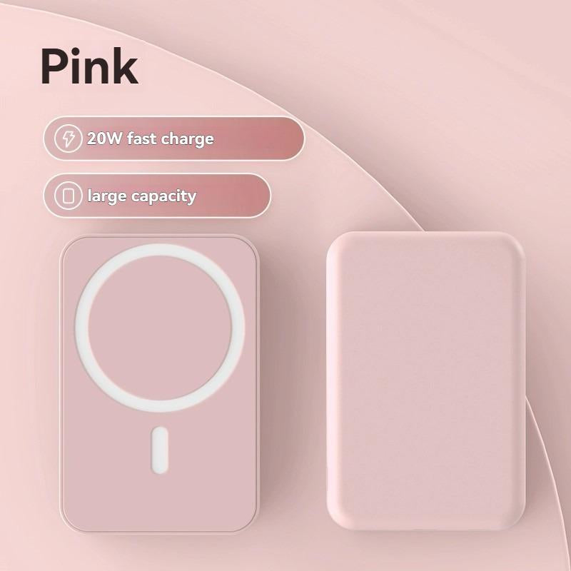 Mini for Magsafe-Compatible Portable Charger, 5000Mah/10000Mah 20W Fast Charger Compact Magnetic Power Bank for Iphone 16/15/14/13/12Pro Max/Plus/Mini, 20W USB-C Charging Battery Pack