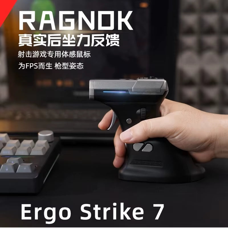 Ragnok 3 Gun Ergostrike Next-Gen Gaming Mouse for Shooting Games with Recoil Feature for Enhanced Fps Immersion Ergonomic Design