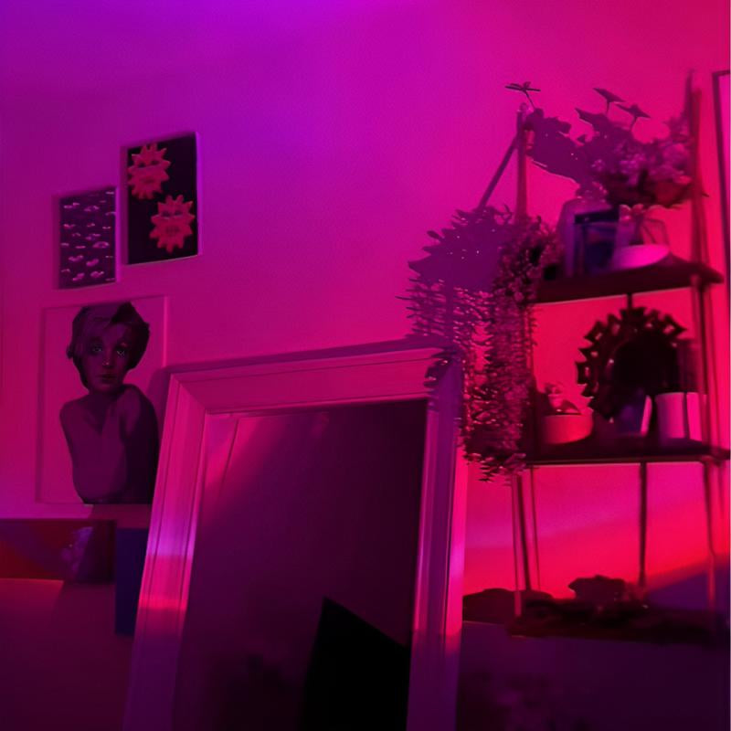 Fall Sunset Lamp Projector Light 180° Adjustable Sunset Mood Lamp, 4 Modes, Remote Control RGB Ambient Night Light for Bedroom, Gaming Room, Live Streaming Photography & Parties Home Wall Decor Party Live Streaming