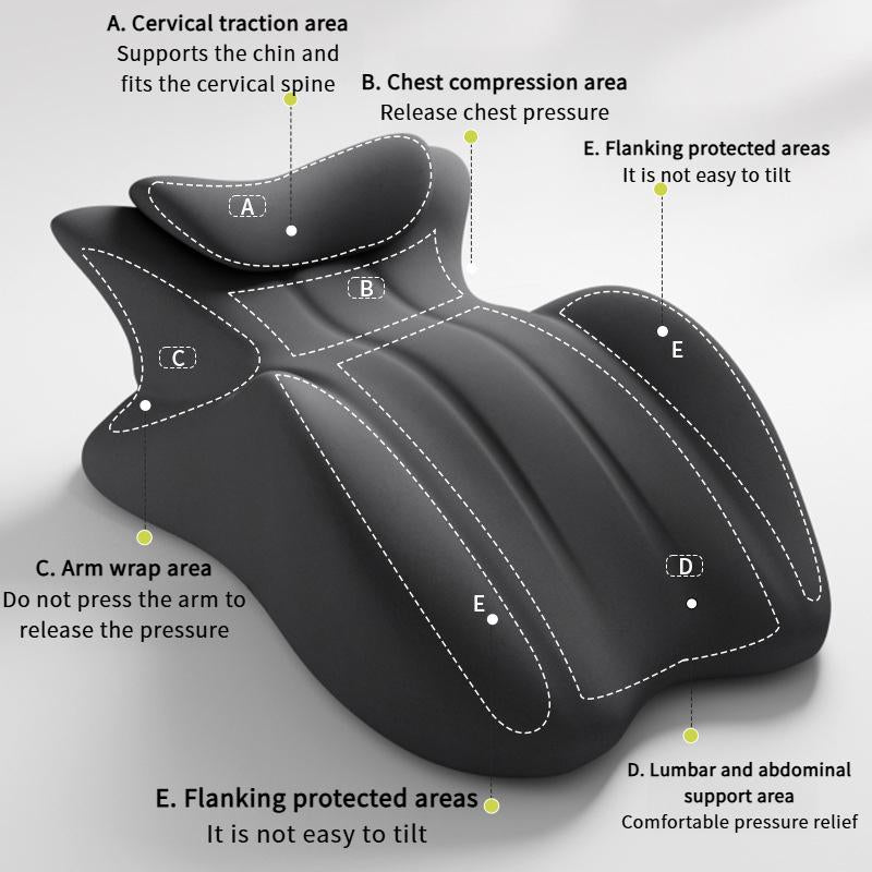 Adult Prone Pillow, Supportive Rest Cushion for Sitting Up, Non-Slip Elevated Bedding Aid , Back Leg Knee Elevation at Home Memory Foam Backrest Couple Gifts Lover Activity SX Cushion