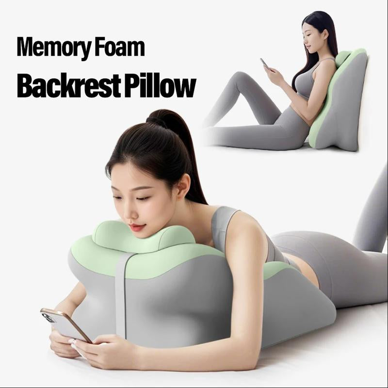 Adult Prone Pillow, Supportive Rest Cushion for Sitting Up, Non-Slip Elevated Bedding Aid , Back Leg Knee Elevation at Home Memory Foam Backrest Couple Gifts Lover Activity SX Cushion