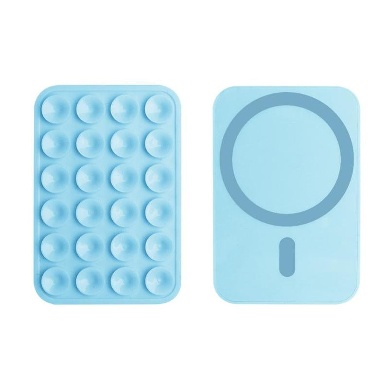 Silicone Magnetic Suction Cup Phone Mount, Phone Accessories Hands-Free Strong Grip Holder for Selfies and Videos, Silicon Phone Stand for Iphone and Android