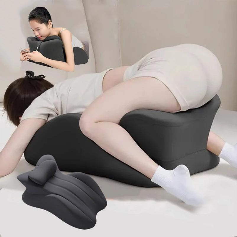 Adult Prone Pillow, Supportive Rest Cushion for Sitting Up, Non-Slip Elevated Bedding Aid , Back Leg Knee Elevation at Home Memory Foam Backrest Couple Gifts Lover Activity SX Cushion