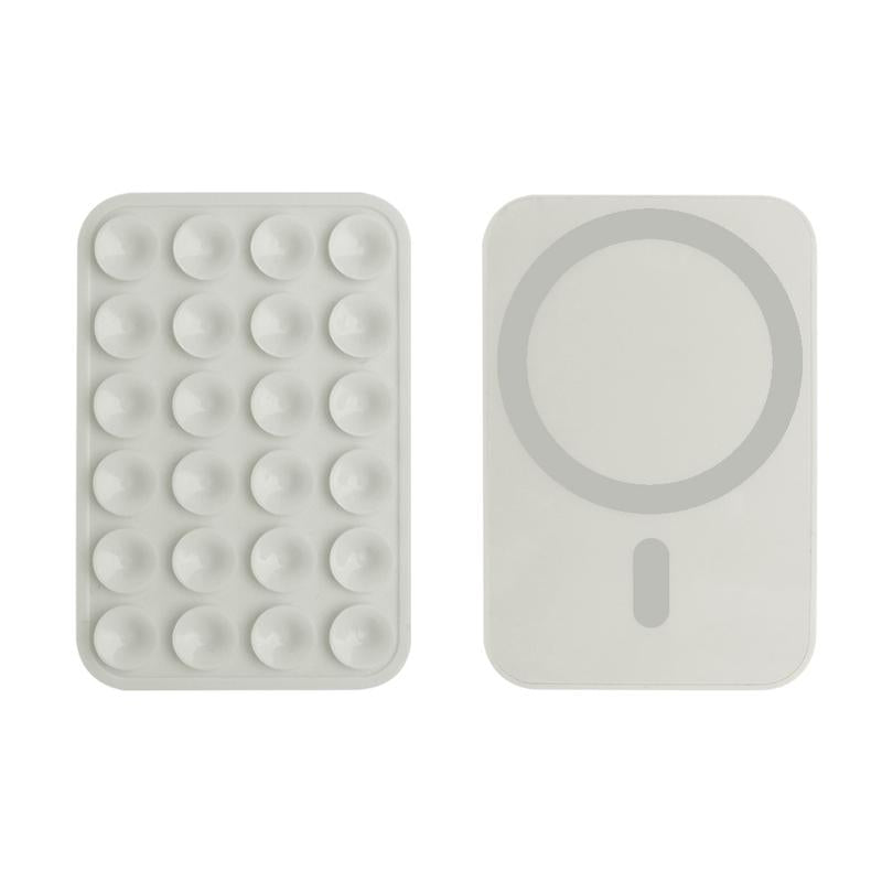 Silicone Magnetic Suction Cup Phone Mount, Phone Accessories Hands-Free Strong Grip Holder for Selfies and Videos, Silicon Phone Stand for Iphone and Android