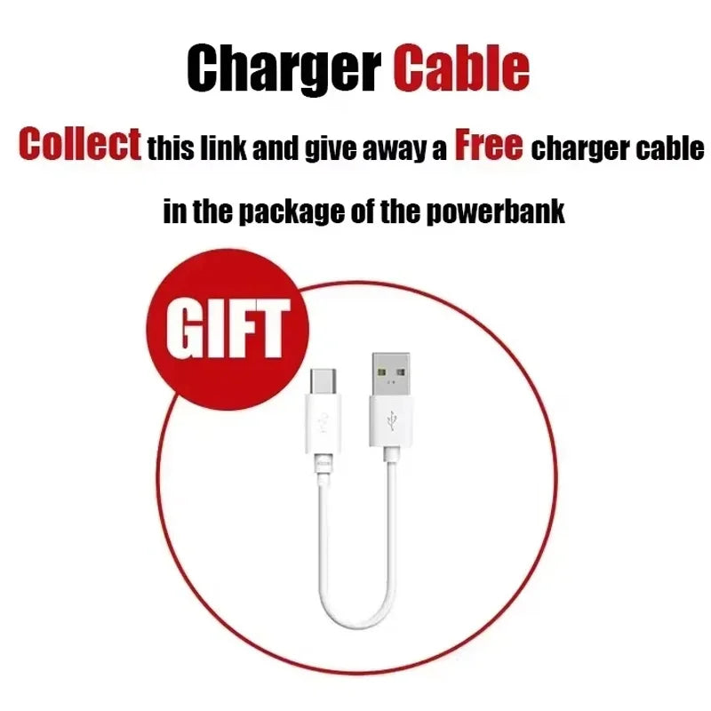 Xiaomi 200000mAh 120W Power Bank  Fast Charging Portable Mobile Power Ultralarge Capacity Digital Display External Battery 