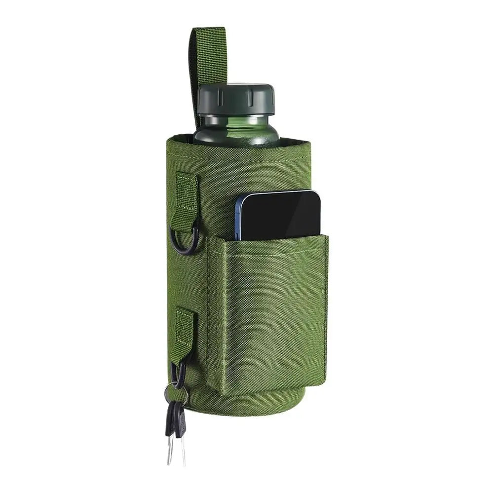 Magnetic Water Bottle Holder Built-in Magnet for Easy Attachment to Exercise Equipment Multi-Purpose with Sling Waterproof