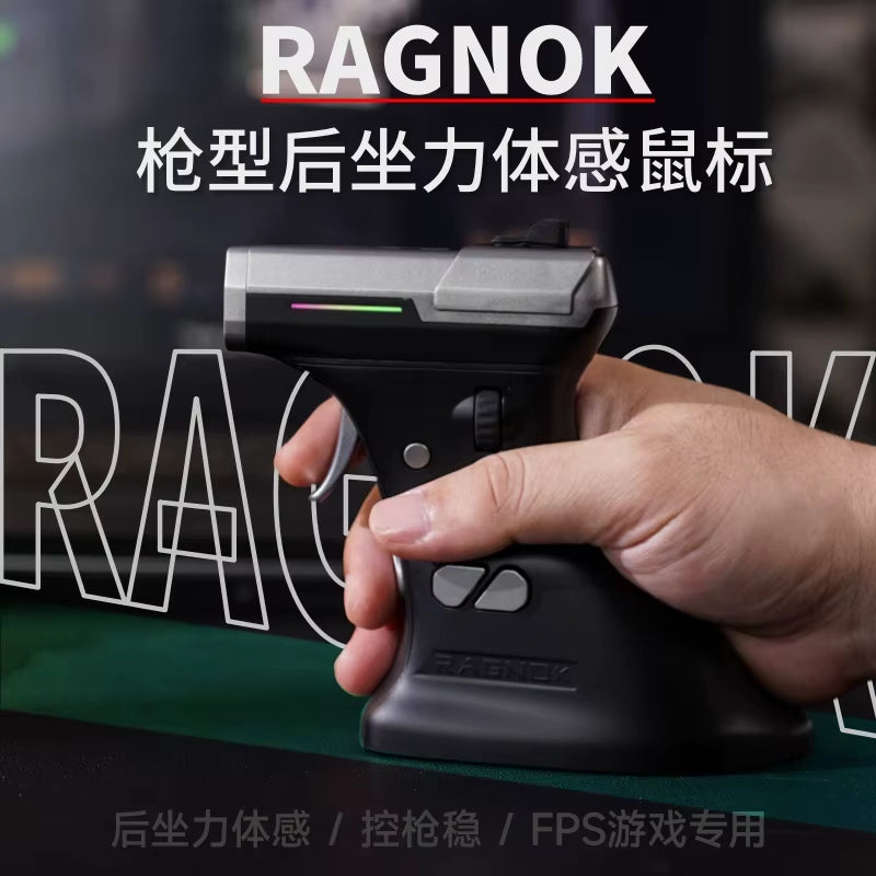 Ragnok 3 Gun Ergostrike Next-Gen Gaming Mouse for Shooting Games with Recoil Feature for Enhanced Fps Immersion Ergonomic Design