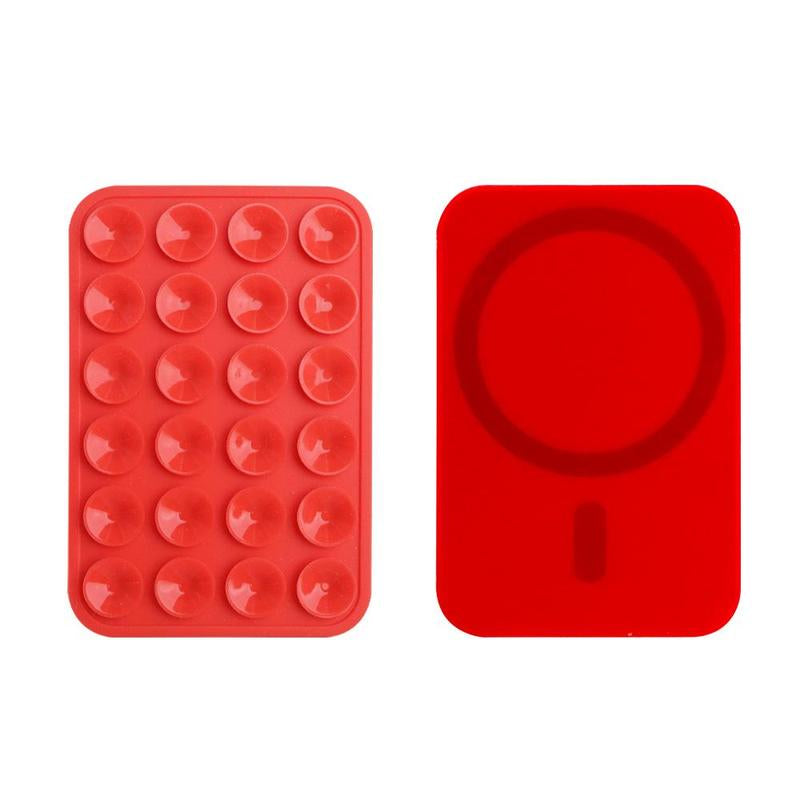 Silicone Magnetic Suction Cup Phone Mount, Phone Accessories Hands-Free Strong Grip Holder for Selfies and Videos, Silicon Phone Stand for Iphone and Android