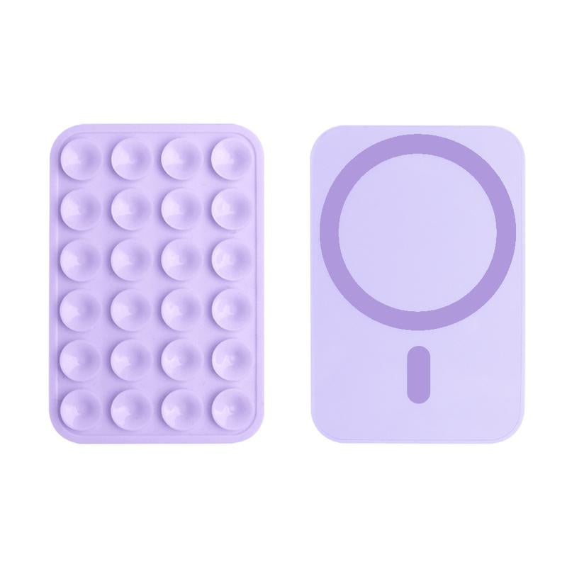 Silicone Magnetic Suction Cup Phone Mount, Phone Accessories Hands-Free Strong Grip Holder for Selfies and Videos, Silicon Phone Stand for Iphone and Android